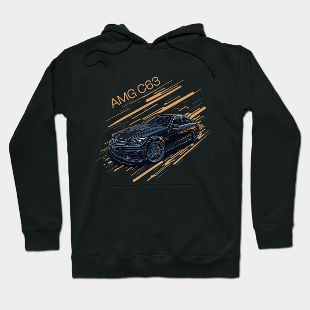 Mercedes AMG C63 Classic Hoodie by Cruise Dresses